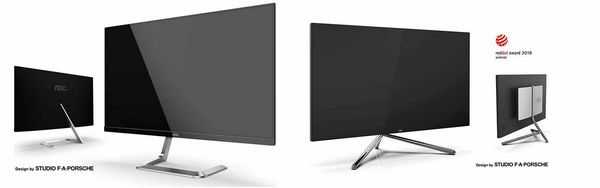Два новых монитора aoc, разработанных студией f. a. Porsche Два новых монитора aoc, разработанных студией f. a. Porsche