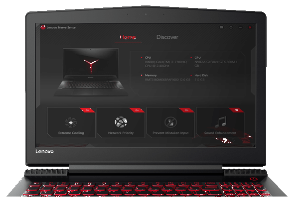 Lenovo legion y520y720 доступные игровые ноутбуки