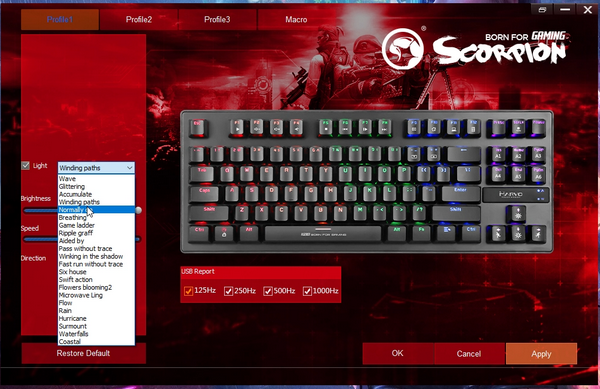 Механическая клавиатура Marvo scorpion kg901 Механическая клавиатура Marvo scorpion kg901