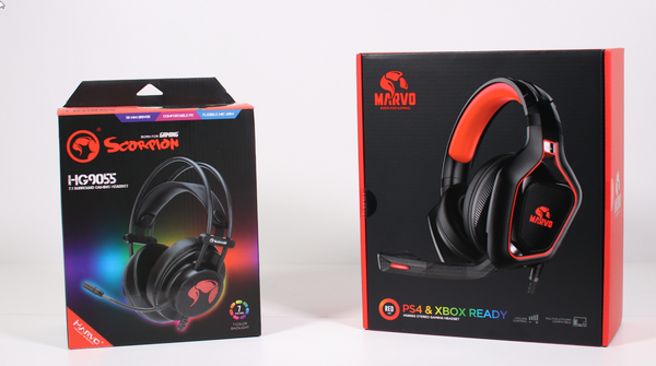 Мы тестируем две пары наушников marvo Мы тестируем две пары наушников marvo