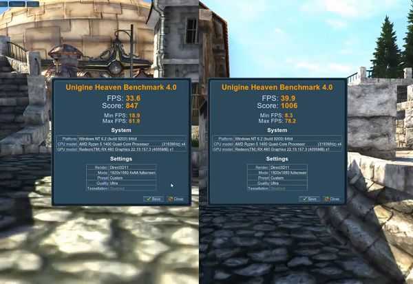 Тестовая конфигурация с процессором amd ryzen 5 1400 и видеокартой rx 460 Тестовая конфигурация с процессором amd ryzen 5 1400 и видеокартой rx 460