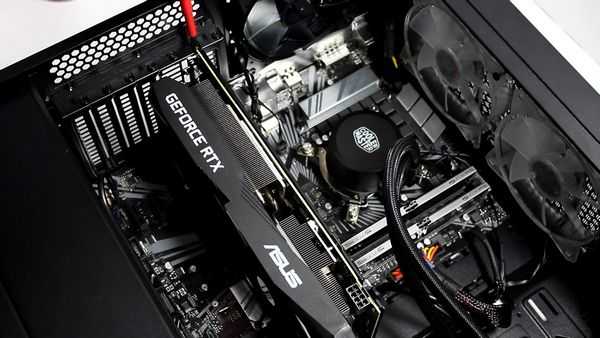 Конфигурация Power by Asus с новой rtx 2060 и водяным охлаждением Cooler Master