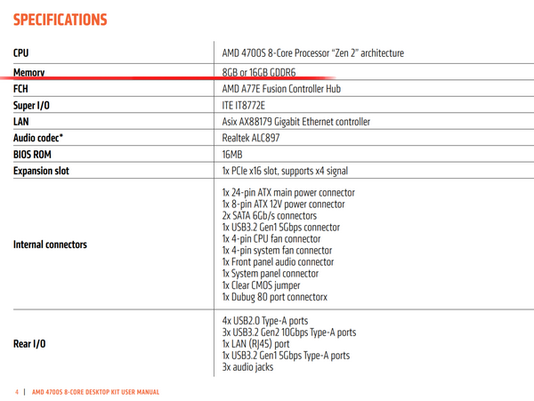 Необычный настольный набор из amd amd 4700s