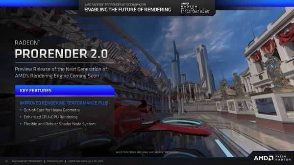 Amd открывает новые возможности для творческих пользователей с очередной разработкой radeon prorender